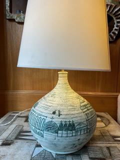 Jacques Blin Ceramic table lamp by Jacques Blin France 1960s - 3812898