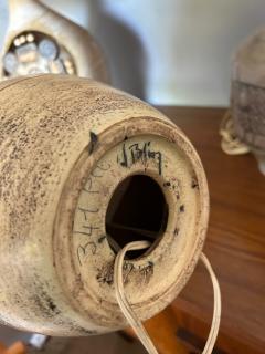 Jacques Blin Ceramic table lamp by Jacques Blin France 1960s - 4313096