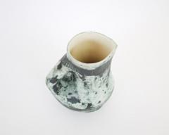 Jacques Blin JACQUES BLIN FRENCH CERAMIC ARTIST BLUE SCRAFITTO CERAMIC PITCHER WITH HANDLE - 2709443