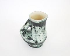 Jacques Blin JACQUES BLIN FRENCH CERAMIC ARTIST BLUE SCRAFITTO CERAMIC PITCHER WITH HANDLE - 2709458