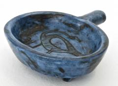 Jacques Blin JACQUES BLIN FRENCH CERAMIC ARTIST DARK BLUE CERAMIC BOWL 1960 - 1038270