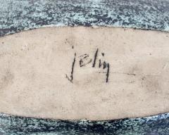 Jacques Blin Jacques Blin French Ceramic Artist Scrafitto Decorated Large Elongated Coupe - 4415471