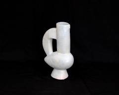 Jacques Blin Jacques Blin French Ceramic Vessel White Glaze Bird Form - 2535367