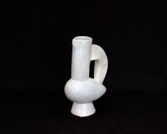 Jacques Blin Jacques Blin French Ceramic Vessel White Glaze Bird Form - 2535368