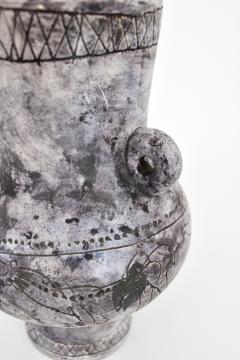 Jacques Blin Jacques Blin Light Gray to Light Lavender French Ceramic Vase circa 1960 - 2535403