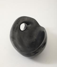 Jacques Blin Large Black Luster Jacques Blin Free Form Bowl France c 1950s signed - 4145380