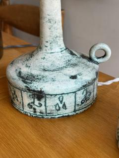Jacques Blin Pair of ceramic table lamp by Jacques Blin France 1960s - 4312868