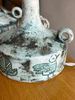 Jacques Blin Pair of ceramic table lamp by Jacques Blin France 1960s - 4312870