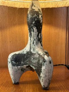 Jacques Blin Rare ceramic table lamp by Jacques Blin France 1960s - 4363602