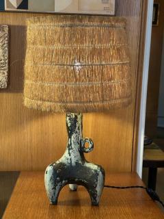 Jacques Blin Rare ceramic table lamp by Jacques Blin France 1960s - 4363604