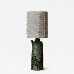 Jacques Blin Small Green Ceramic Table Lamp by Jacques Blin - 2906094