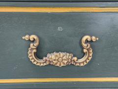 Jacques Bodart Louis XVI Style Green Painted Commode USA 1960s - 4384475