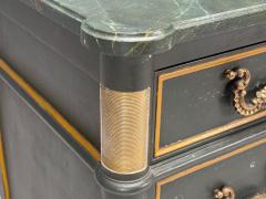 Jacques Bodart Louis XVI Style Green Painted Commode USA 1960s - 4384478