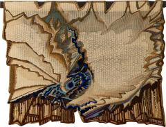 Jacques Brachet Wall Tapestry La Vague a l Ame By Jacques Brachet France 1974 - 3406499