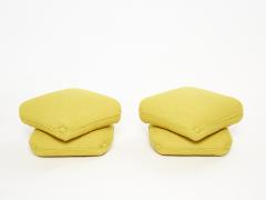 Jacques Charpentier Pair of ottomans poufs by Jacques Charpentier for Maison Jansen 1970s - 2222533