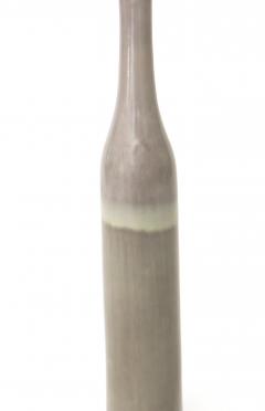 Jacques Dani Ruelland Jacques and Dani Ruelland French Ceramic Bottle In Pale Gray to Lavender Glaze - 1173577