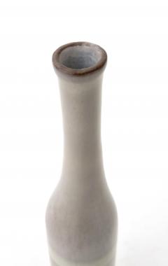 Jacques Dani Ruelland Jacques and Dani Ruelland French Ceramic Bottle In Pale Gray to Lavender Glaze - 1173579