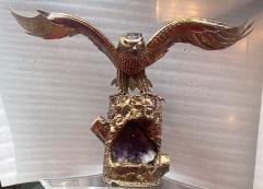 Jacques Duval Brasseur 1970 Eagle Lamp with Spread Wings I Faure for Honor or D Brasseur or Fernandez - 2854590