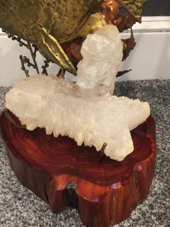 Jacques Duval Brasseur Quartz Crystal Fish Sculpture in the manner of Jacques Duval Brasseur - 445325