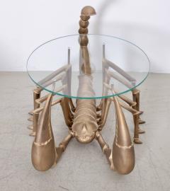 Jacques Duval Brasseur Rare Brass Scorpion Coffee Table Attributed to Jacques Duval Brasseur - 551467