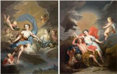 Jacques Francois Delyen A Magnificent Pair of Allegorical Paintings Aurora and Diana Night and Day  - 2308955