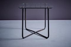 Jacques Hitier Jacques Hitier Coffee Table in Glass and Iron France 1950s - 3450232