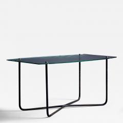 Jacques Hitier Jacques Hitier Coffee Table in Glass and Iron France 1950s - 3450613