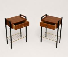Jacques Hitier Pair of bedside tables attributed to Jacques Hitier France circa 1950 - 4709152