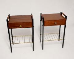 Jacques Hitier Pair of bedside tables attributed to Jacques Hitier France circa 1950 - 4709154