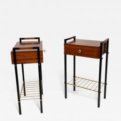 Jacques Hitier Pair of bedside tables attributed to Jacques Hitier France circa 1950 - 4714402