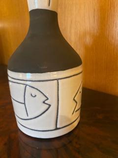 Jacques Innocenti Ceramic Vase Pitche Vallauris France 1950s - 2418399
