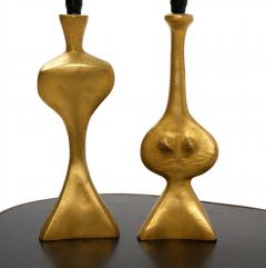 Jacques Jarrige Adam Eve Gold Plated Lamps by Jacques Jarrige - 143965