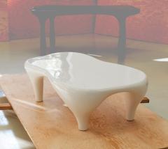 Jacques Jarrige Coffee Table in White Lacquer by Jacques Jarrige Toro  - 426343