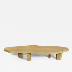 Jacques Jarrige Coffee table in Oak Nazca  - 4351287