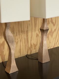 Jacques Jarrige Flames Bronze lamps - 4380289