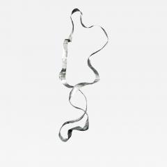 Jacques Jarrige Hanging Sculpture in hand hammered aluminum by Jacques Jarrige Waves  - 985923