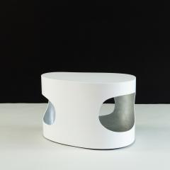 Jacques Jarrige Lacquered white Side Table or Coffee table Cloud by Jacques Jarrige - 826304