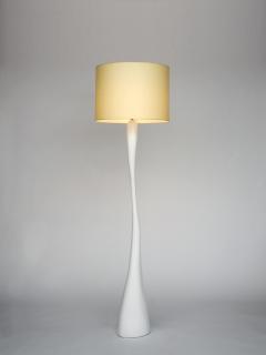 Jacques Jarrige Leda Floor Lamp in White Lacquer - 154058