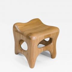 Jacques Jarrige Stool Sculpted in Oak by Jacques Jarrige - 266633