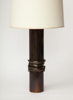 Jacques Moniquet Steel Table Lamp by Jacques Moniquet France c 1960 - 3515682