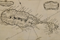 Jacques Nicolas Bellin St Christophe St Kitts Island An 18th Century Hand colored Map by Bellin - 2738940