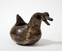 Jacques Pouchain Glazed Ceramic Bowl in the Shape of a Bird by Jacques Pouchain - 3190651