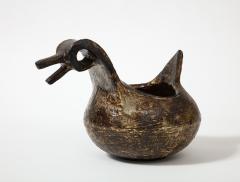 Jacques Pouchain Glazed Ceramic Bowl in the Shape of a Bird by Jacques Pouchain - 3190655