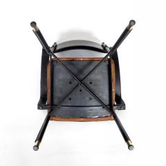 Jacques Quinet French Designer Jacques Quinet Leather Desk Chair or Side Chair - 1020281