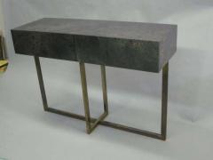 Jacques Quinet French Mid Century Modern Credenza Console Sofa Table by Jacques Quinet 1970 - 1787238