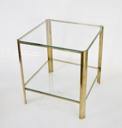 Jacques Quinet Jacques Quinet French Bronze and Glass Side Table for Maison Malabert - 925619