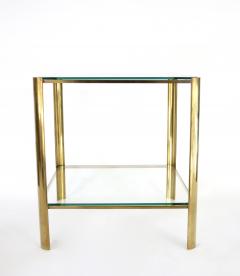 Jacques Quinet Jacques Quinet French Bronze and Glass Side Table for Maison Malabert - 925620