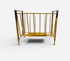 Jacques Quinet Magazine Rack in brass attributed to Jacques Quinet - 4583418