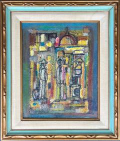 Jadden Massanet Abstract Cityscape Oil Painting Jadden Massanet Cuban American Artist 1991 - 4632270