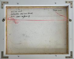 Jadden Massanet Jadden Massanet Abstraction Red Black Oil Painting on Canvas - 4507559